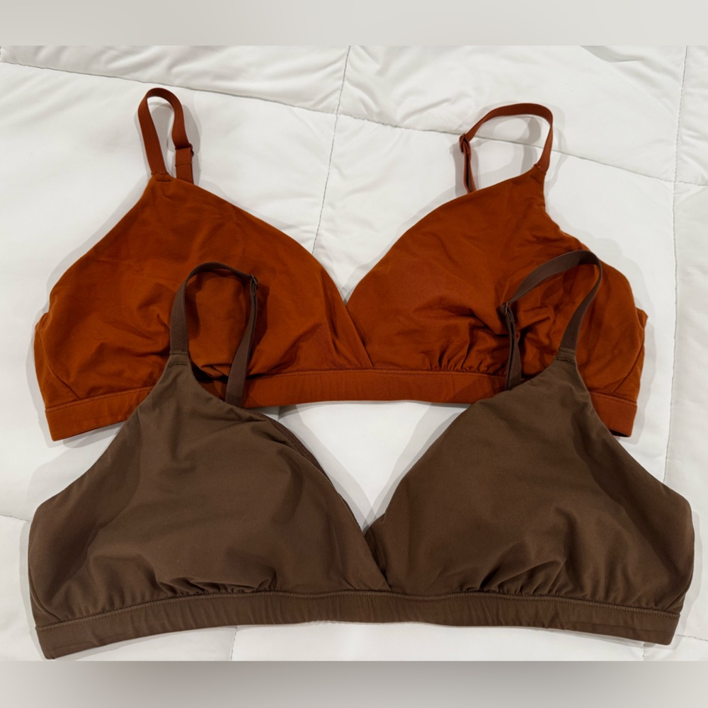 Skims Fits Everybody Crossover Bralette Bundle - Large